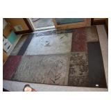 MACHINE MADE AREA RUG 90" X 63" W