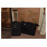 TWO PIECES OF LUGGAGE KIPLING ON WHEELS AND