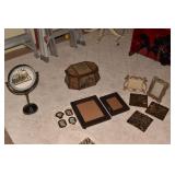 PALM TREE BOX, MAKE UP MIRROR