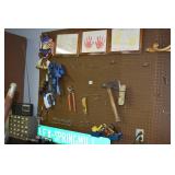 HATCHET, PLANE, STRAPS ETC.