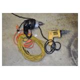 DRILLS DEWALT HAMMER, B/D W/ TAPE