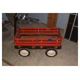 CHILDS WAGON W/ WOOD SIDE