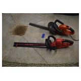 TWO ELECTRIC HEDGE TRIMMERS