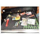 4 DRAWERS OF TOOLS, DRILL BITS, ALLEN KEYS, HEX