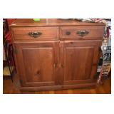 PINE CABINET 36" W X 33" H X 16"