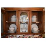 SERVICE FOR 12 WHITE W/ JOHANN HAVILAND BAVARIA