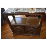 MOLDED SERVER ON WHEELS - 30" H X 34" W X 16" D