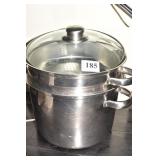 DOUBLE COOKER W/ LID UNMARKED