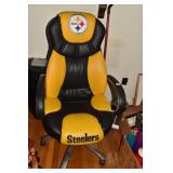 STEELER OFFICE CHAIR SOME WEAR ON SEAT