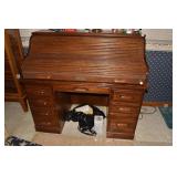 ROLL TOP DESK 45" H X 50" W X 28" D -S ROLL TOP