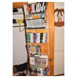 VHS TAPES, TOM JONES, DISNEY TABLES ETC.