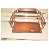 HOLDER W/ COPPER/ WHITE KNOB