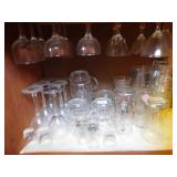 ASSORTED GLASSES/STEMWARE