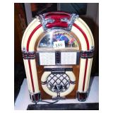 MINI JUKEBOX WITH CASSETTE PLAYER ON SIDE