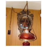 HANGING ELECTRIFIED LAMP