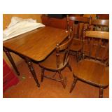 DINING TABLE AND 4 CHAIRS