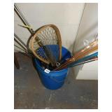 FISHING NET AND RODS
