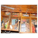 WOOD RULER, WORK BENCH MISC.