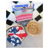 PHOTO BACKGROUND, BLANKET, BASKET