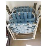 3 FOLDING LAWN CHAIRS