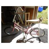 BANANA SEAT BIKE PINK