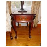CHERRY PA HOUSE DROP SIDE TABLE LAW AND BALL FEET