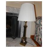 METAL BASE FLOOR LAMP 39" H W/ SHADE