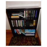 ANTIQUE 3 SHELF BOOKCASE OPEN CARVING 35X27X11