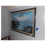 LIGHTHOUSE PICTURE ON CANVAS EL WOODSON 30X41