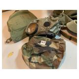 MILITARY DUFFLE BAG, US GAS MASK