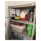 6 FT PLASTIC SHELVING