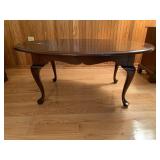 CHERRY OVAL TABLE 17X42X23