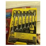 STANLEY 7 RATCHET METRIC WRENCHES, ETC.