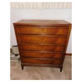 LANE MID-CENTURY DRESSER - 5 DRAWER 36" W X 18" D