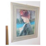 LOVE CLARLE F HUMPREY 17.5" X 17.5" - GIRL HEAD