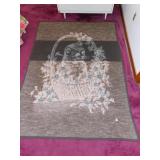 SOFT CAT MOTIF BLANKET