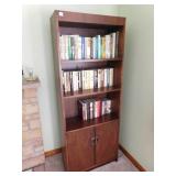 MID-CENTURY TEAK BOOKCASES 71" H X 12" D X 28"