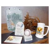 BASEBALL, PLAQUE, ETC