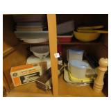 HOOVER VINTAGE ELECTRIC KNIFE, GE VINTAGE MIXER,