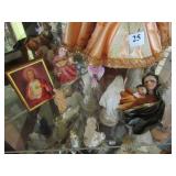 COLUMBIA STATUARY DOLL, MADE IN ITALY, AND SMALL