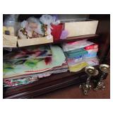 CONTENTS OF THE BAR CABINET INCLUDING PLACEMATS