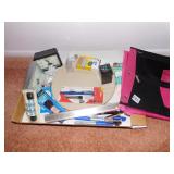 OFFICE ITEMS, PENCILS, STAPLES, SHOELACES, ETC.