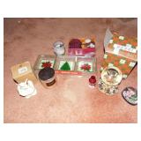 SNOW GLOBES, NEW CANDLES, ETC.