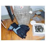 TRASH BIN, NEW GLOVES, ETC.