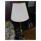 TABLE FLOOR LAMP, GOLD TONE