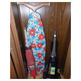 HOOVER VACUUM, SHARP VACUUM AND IRONING BOARDING