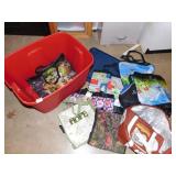 REUSABLE BAGS AND STEELERS INSULATED COOLER