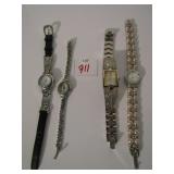 FOUR LADIES WRIST WATCHES STUDIO AND OTHERS