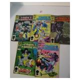 GROUP OF FIVE MARVEL TRANSFORMERS COMIC BOOKS