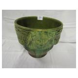 7 3/4" H X 9.5" WIDE GLAZED #249 PLANTER - LION